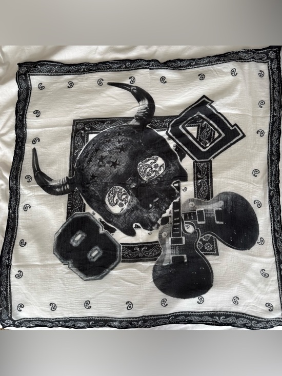 Diesel Other - Diesel Skull and Guitar Scarf